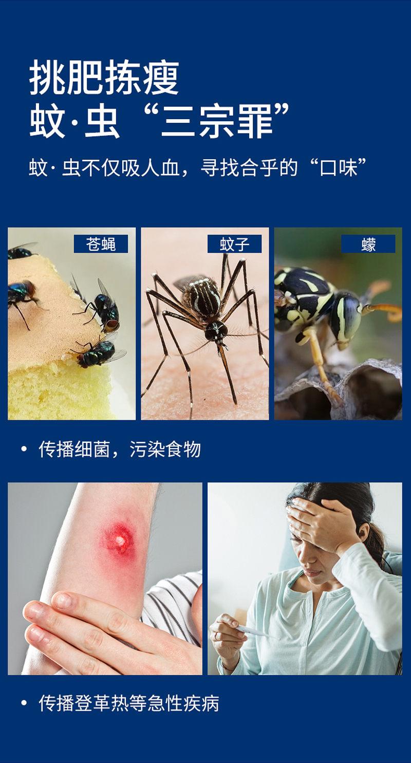 格林盈璐粘捕式灭蚊灯家用商用灭苍蝇灯静音无味捕蝇神器