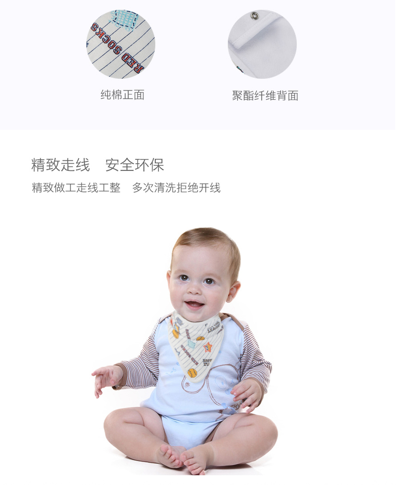 新西兰原产CRIA 幸运数字口水巾-英国产