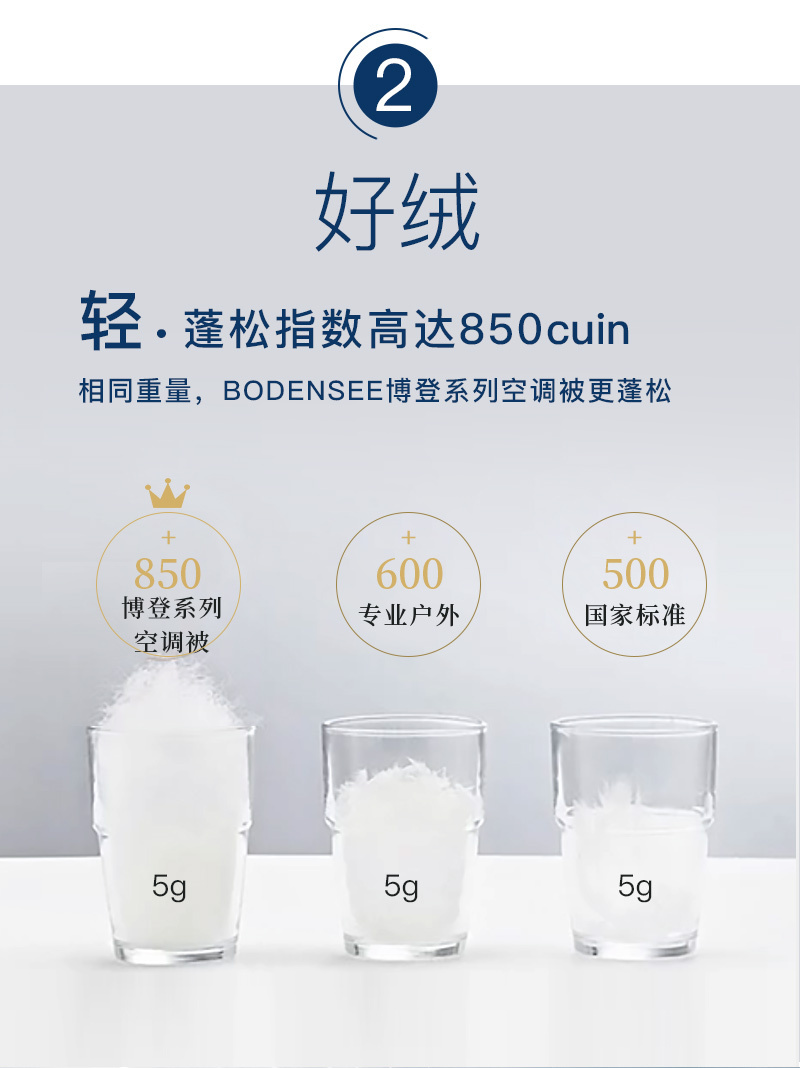 德国原产OBB Royal Bed加拿大95%鹅绒夏被空调被Bodensee博登