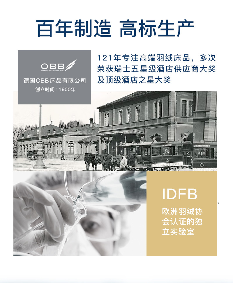 德国原产OBB Royal Bed加拿大95%鹅绒夏被空调被Bodensee博登