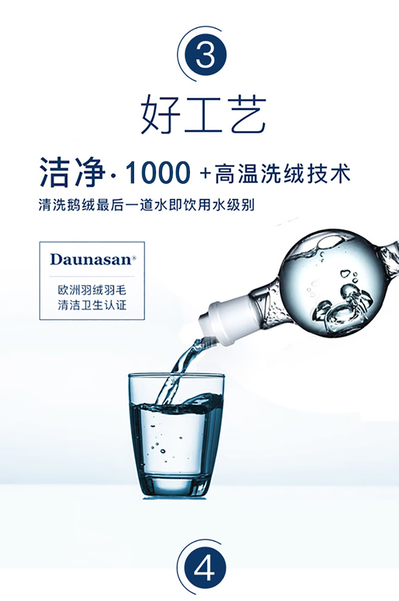升级版 OBB Royal bed加拿大鹅绒枕头三层枕多瑙Donau系列