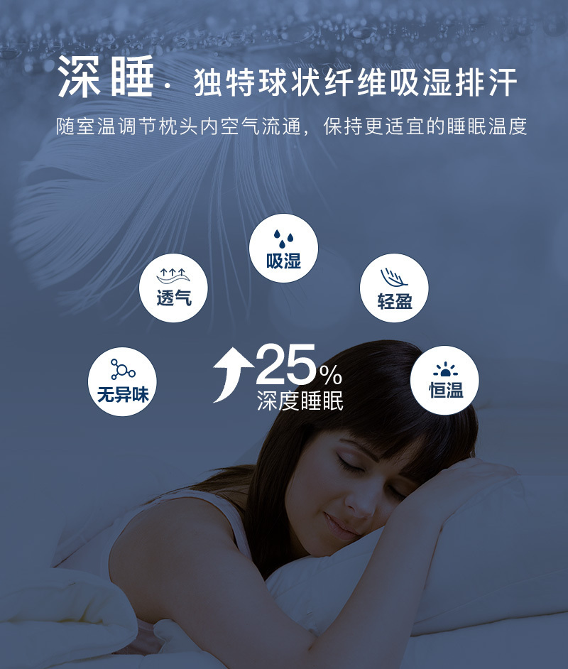 升级版 OBB Royal bed加拿大鹅绒枕头三层枕多瑙Donau系列