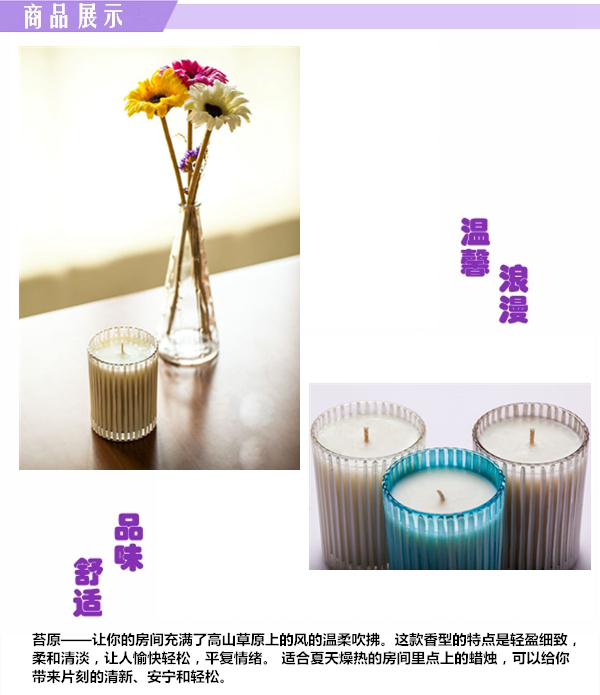 新西兰原产illumina soy candles 条纹杯香薰蜡烛200ml