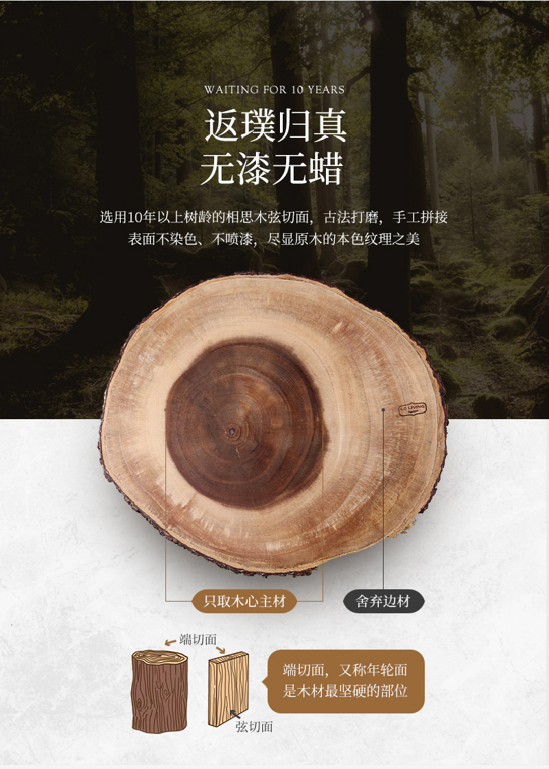 泰国LC LIVING相思木砧板菜板案板揉面板