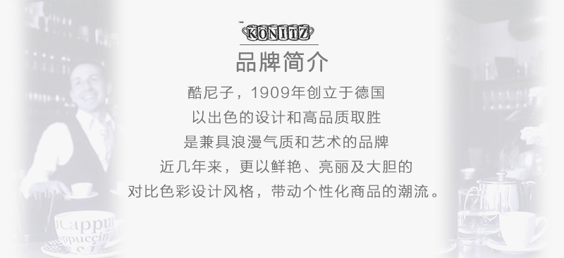 德国原产KOENITZ骨瓷杯瓷器马克杯春日里的兔子450ml
